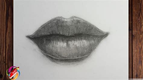 Lips Drawing |Lips Shading Tutorial Step by Step |Pencil Shading - YouTube