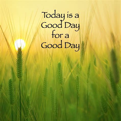 "Today is a Good Day for a Good Day" #quotes #quoteoftheday