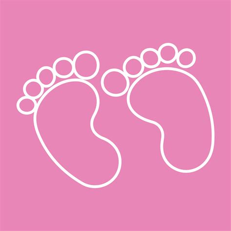 Baby Footprint Template Printable