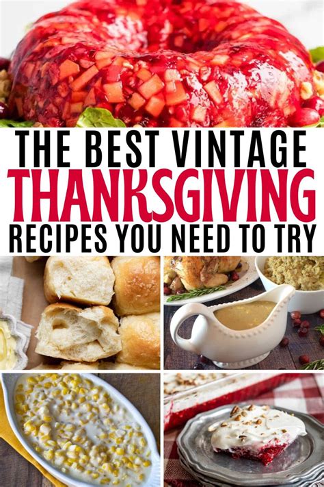 The Best Vintage Thanksgiving Recipes - Retro Housewife Goes Green