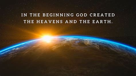 1920x1080px, 1080P free download | In The Beginning God Created The Heavens And The Earth Jesus ...