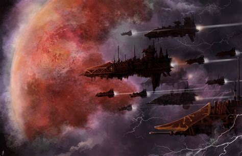 ArtStation - Chaos Battlefleet Gothic