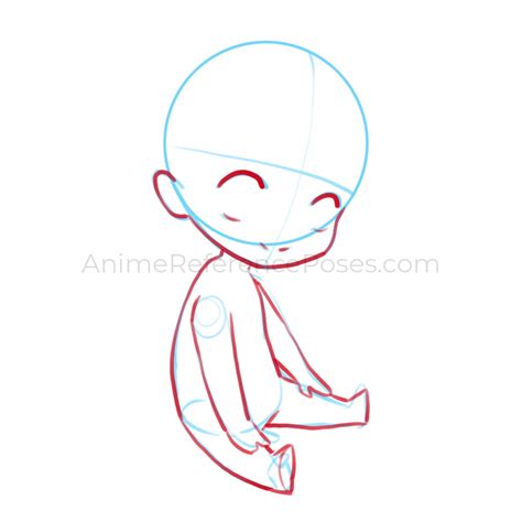 Anime Chibi Body Outline