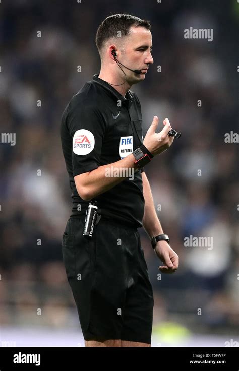 Referee Chris Kavanagh Stock Photo - Alamy