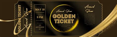 Customizable Golden Ticket