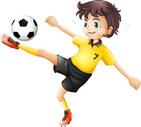 Фото, Автор Soloveika На Яндекс - Boy Kicking Football Cartoon Clipart ...