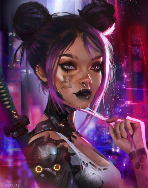 ArtStation - sci fi girl , Lucas Raz in 2020 | Cyberpunk aesthetic, Cyberpunk girl, Cyberpunk art