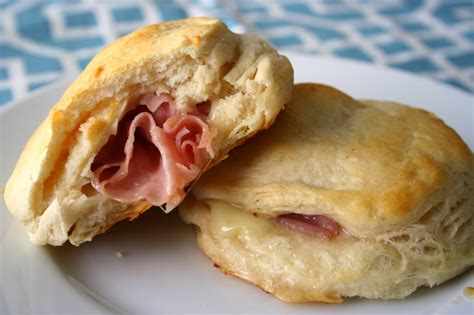 Stuffed Honey-Ham and Cheese Biscuits