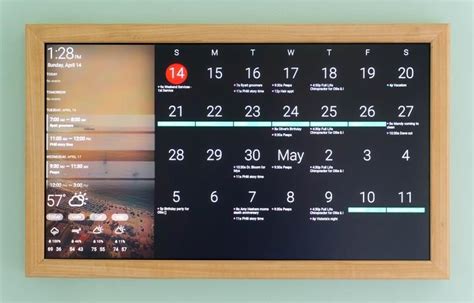 24 Digital Wall Display Smart Screen Wifi Calendar Raspberry Pi Smart ...