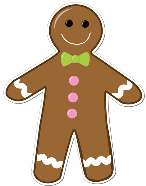 Printable Gingerbread Man Clipart
