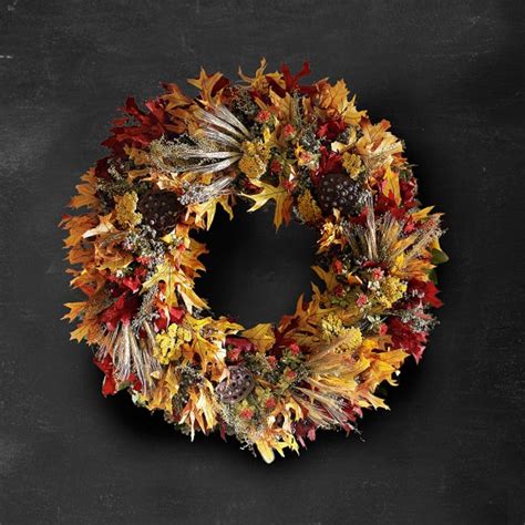 Fall Leaf Wreath | Williams Sonoma