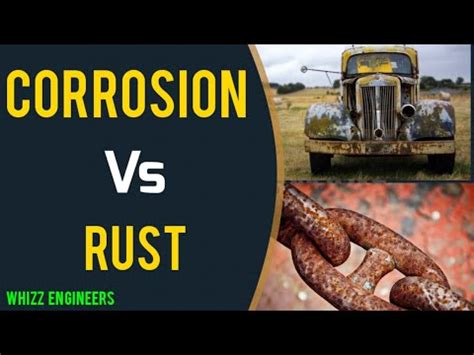 Difference between Corrosion and Rust || Corrosion Vs Rusting || @Whizz Engineers - YouTube