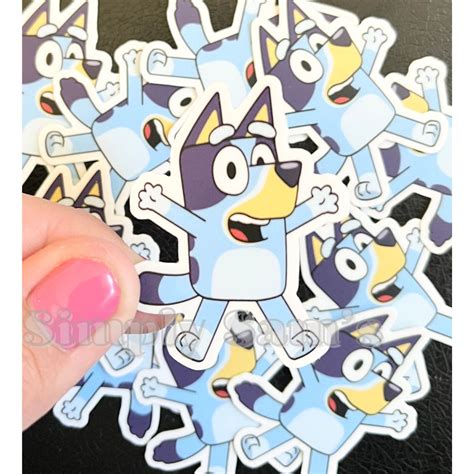 Mini Bluey Sticker - Etsy