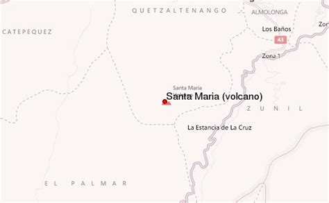 Santa María (volcano) Mountain Information