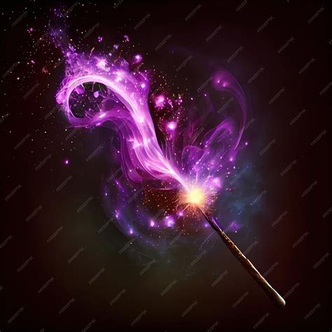 Premium Photo | Generative AI fantasy wizard magic wand