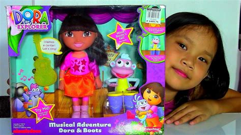 Dora the Explorer Musical Adventure Dora & Boots Dolls Playset - Kids' Toys - YouTube