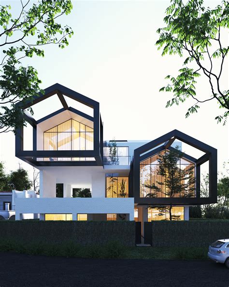 Twin House on Behance