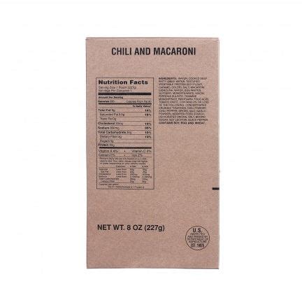 MRE Chili Macaroni