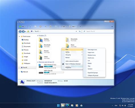 Windows 11 Aero by vprvnc on DeviantArt