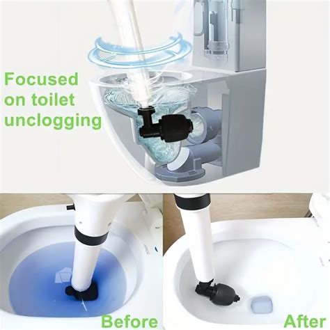 Heavy Duty Air Drain Snake: Unclog Toilet Shower Sink - Temu