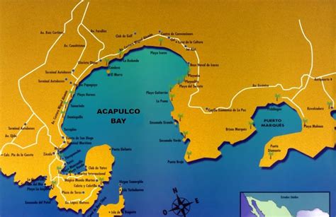 Map of Acapulco City Area | Map of Mexico Regional Political Geography ...