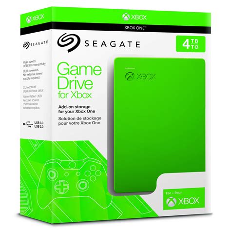 Seagate Game Drive Green 4TB - Xbox One | GameStop