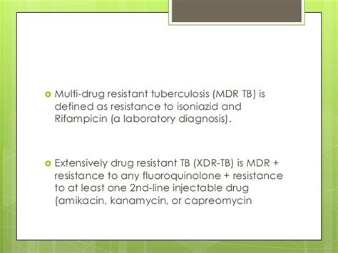 MDR Tuberculosis Case Presentation & Some facts About MDR/XDR TB