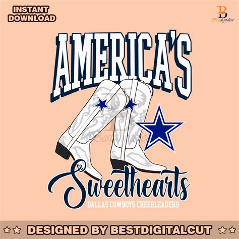 Americas Sweethearts Dallas Cowboys Cheerleaders SVG Clipart » Best Digital Cut