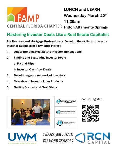 Lunch and Learn, Hilton Orlando/Altamonte Springs, 20 March 2024 ...