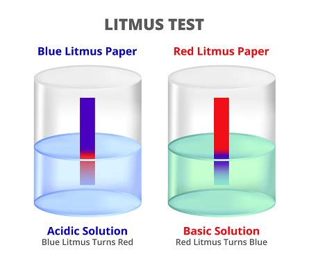 Litmus Ph Paper Indicators In A Container Litmus Test Blue And Red ...