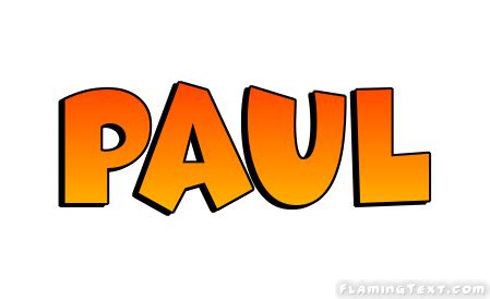 paul Logo | Free Logo Design Tool from Flaming Text