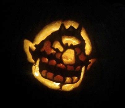 Wario Pumpkin · A Pumpkin · Molding and Food Decoration on Cut Out + Keep