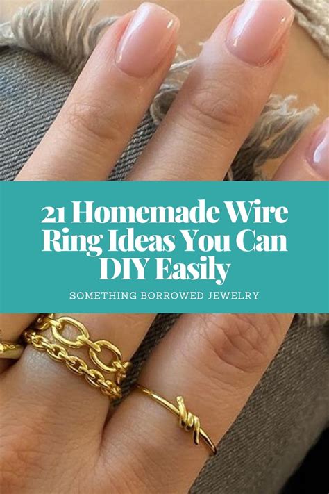 21 Homemade Wire Ring Ideas You Can DIY Easily