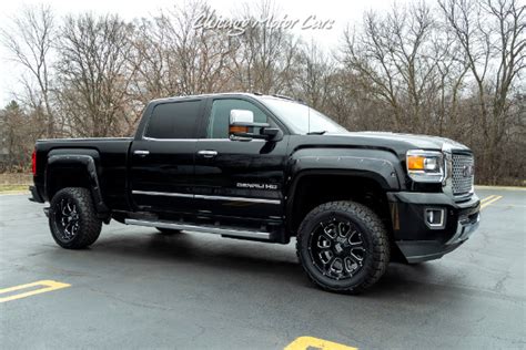 Used 2015 GMC Sierra 3500HD Denali 4x4 Duramax Diesel PICKUP TRUCK *LIFTED, WHEELS, EXHAUST* For ...