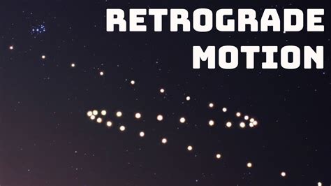 Retrograde Motion Example - YouTube