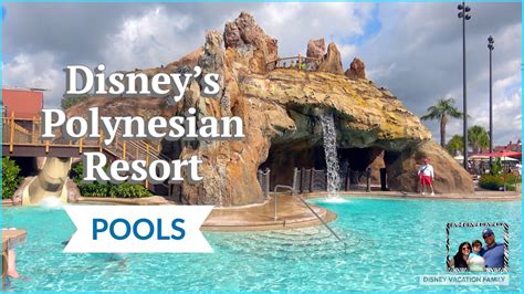 Disney's POLYNESIAN RESORT POOLS and Tiki Play Area | Disney World Pools - YouTube