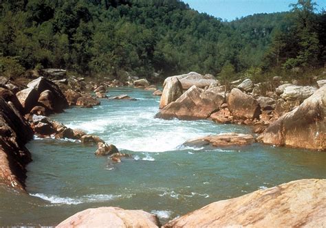 Big South Fork Cumberland River scenic landscape in Tennessee image ...