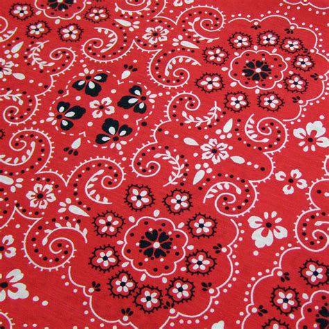 Red Paisley Bandana Edible Fabric EF026 | ubicaciondepersonas.cdmx.gob.mx