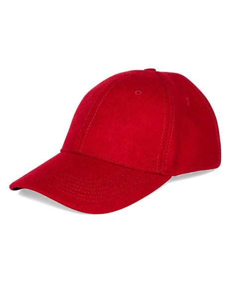 Brooks Brothers Wool Baseball Hat in Red for Men - Lyst