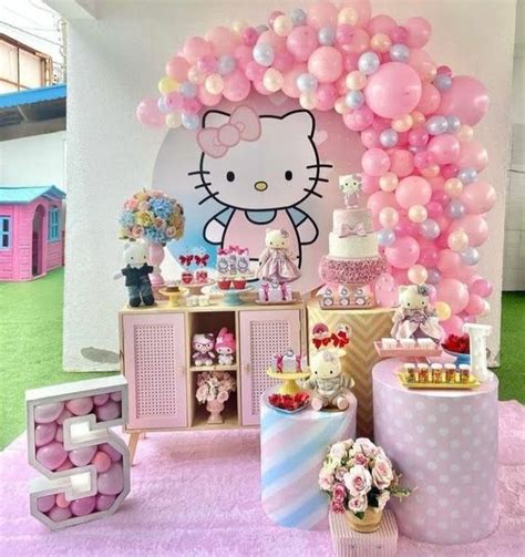 105 Ideas de decoración para Fiesta temática de Hello Kitty Hello Kitty ...