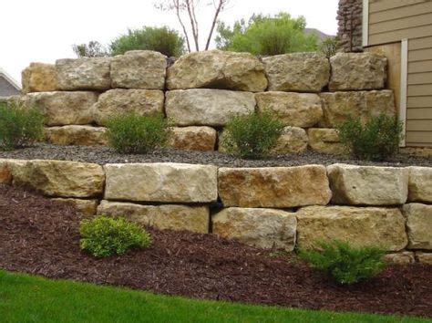 Nice Landscaping Boulders #4 Limestone | Landscaping retaining walls, Landscape design