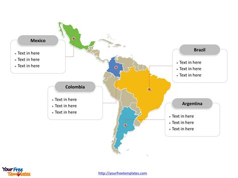 Latin America Political Map Labeled