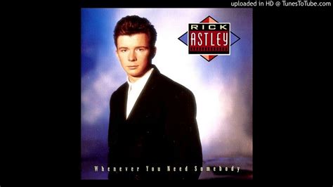 Rick Astley - Don't say goodbye ''Album Edit'' (1987) - YouTube