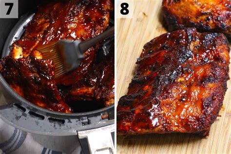 30 Minutes Tender Air Fryer Ribs with Barbecue Sauce