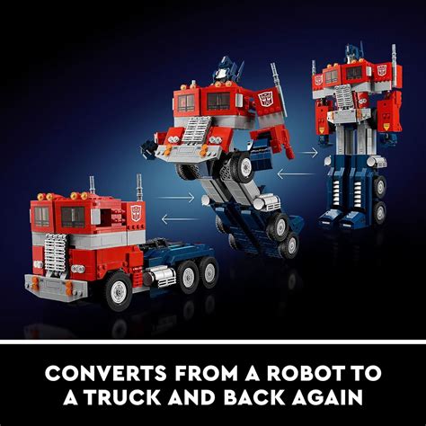 Buy LEGO Optimus Prime 10302 Building Set for Adults; Build a Collectible Model of a ...