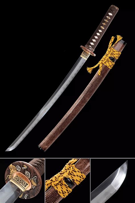 High-performance Japanese Wakizashi Sword Melaleuca Steel - KACHUSHI