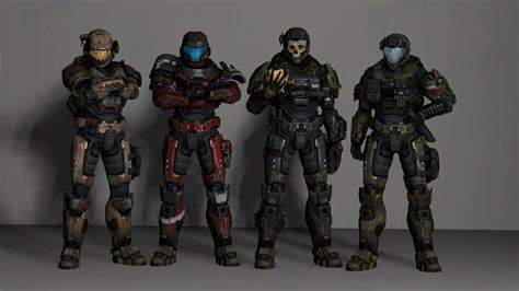 Halo Reach Spartan Team by Hawpuh on DeviantArt