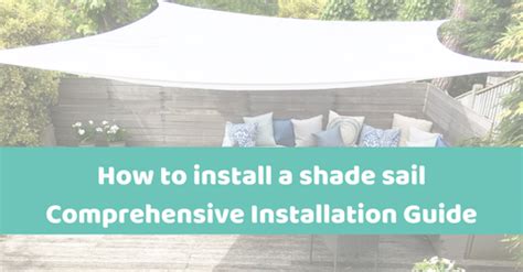 Shade Sail Installation Guide - Top Tips on How to Install – Clara ...