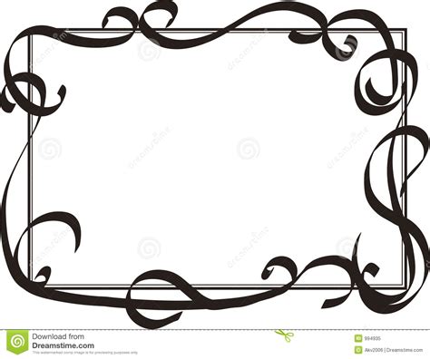 Black Swirl Border Clipart | Free download on ClipArtMag