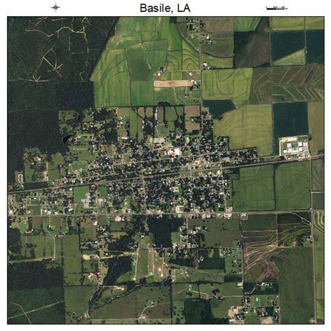 Aerial Photography Map of Basile, LA Louisiana